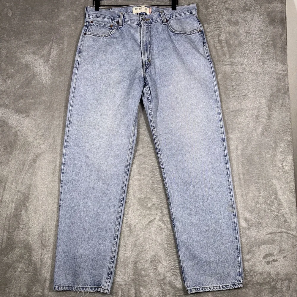Vintage Levis 550 Jeans Mens 36x32 Light Relaxed Fit‎ Tapered Denim Y2K